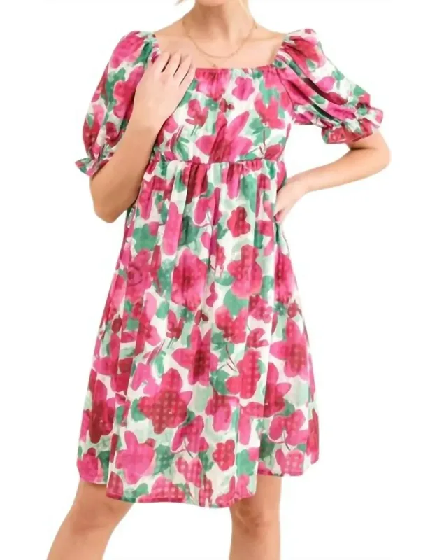 Sunshine On Your Face Floral Dress