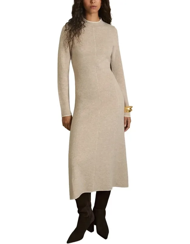 Mila Wool-blend Midi Dress