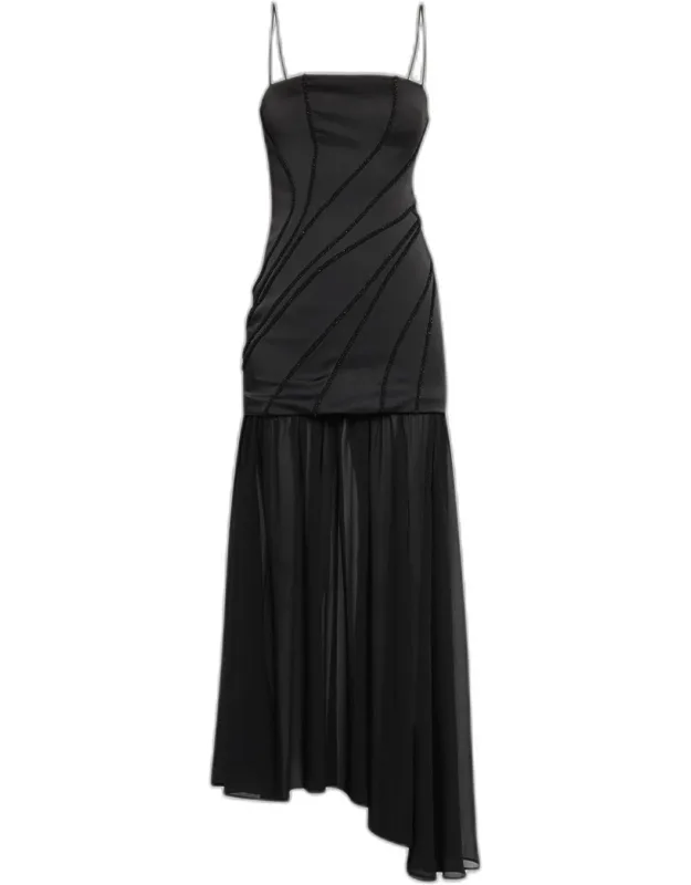 Beaded Maxi Dress