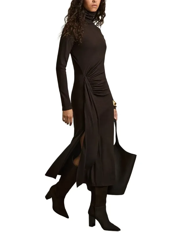 Wool Jersey Midi Dress