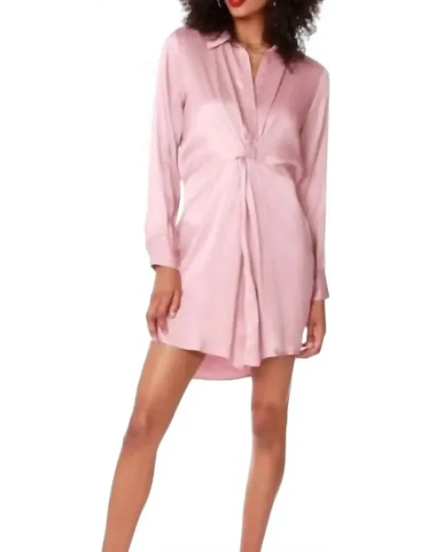 Knotted Shirt Dress