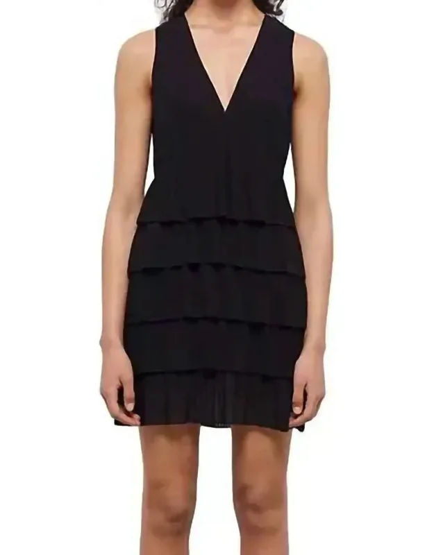 Sleeveless Tiered Babydoll Dress