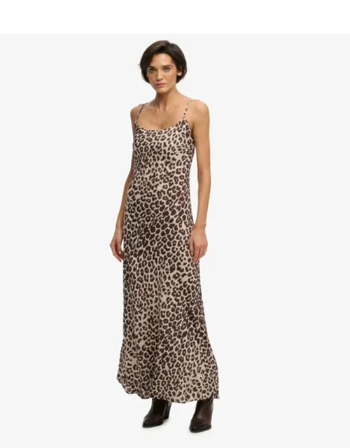 Printed Maxi Slip Dress