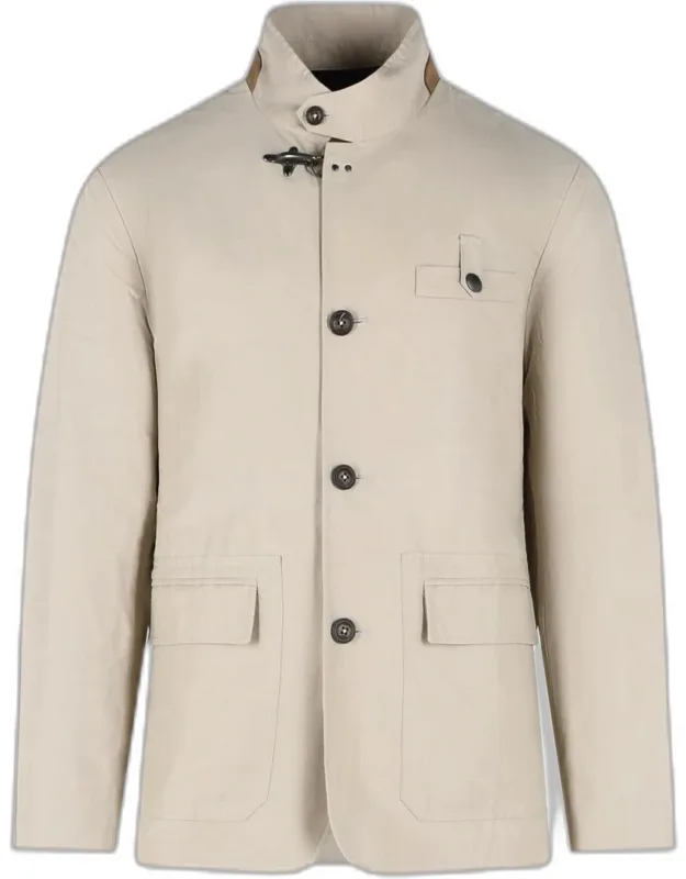 Racing Cotton And Nylon Faille Jacket