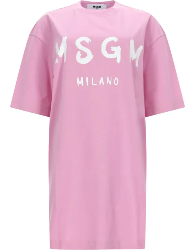 Abito T-shirt Con Logo Made In Italy