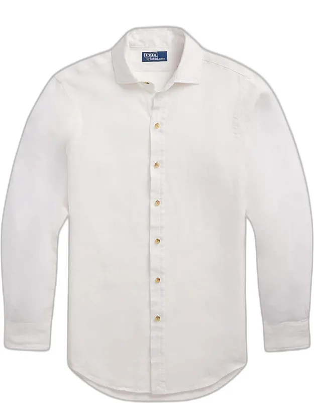 Classic-fit Linen Casual Button-down Shirt