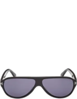 Samuele 02 61mm Acetate Aviator Sunglasses