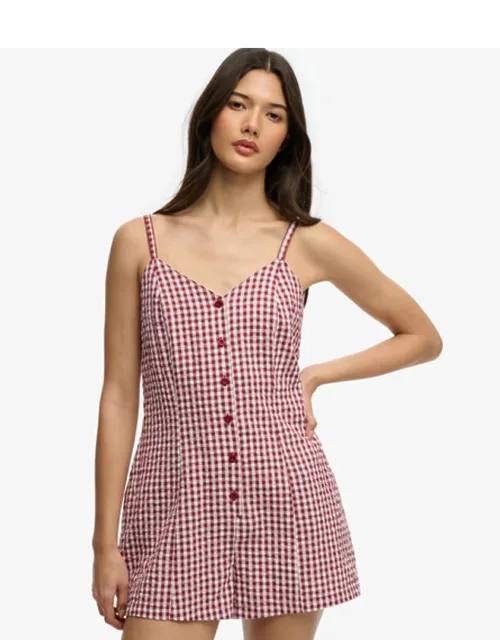 Gingham Cami Playsuit