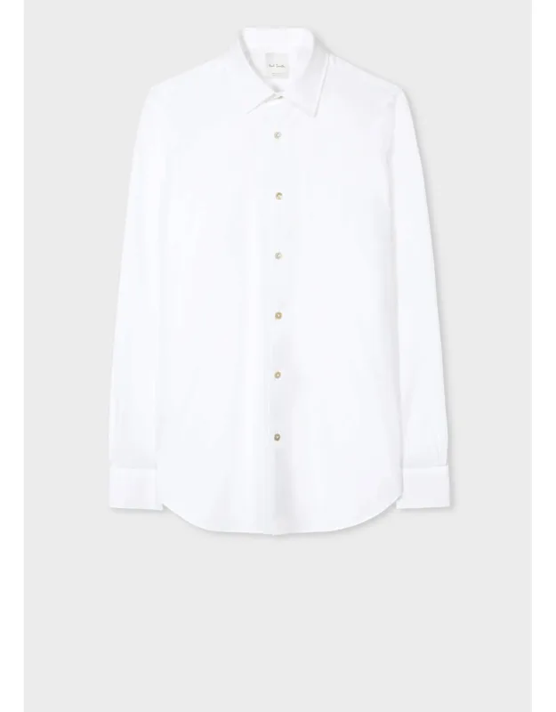 Tailored-fit Cotton 'signature Stripe' Cuff Shirt