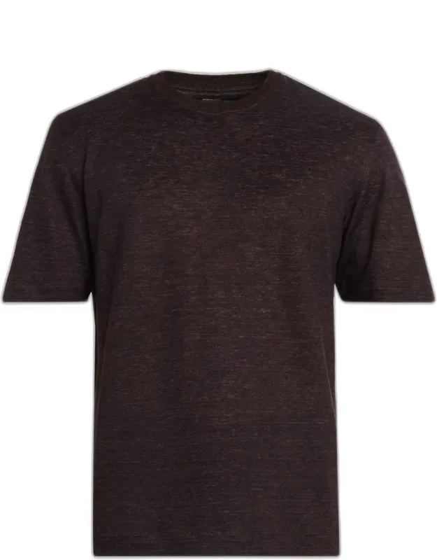 Linen Crewneck T-shirt
