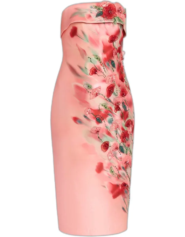Floral-print Midi Dress