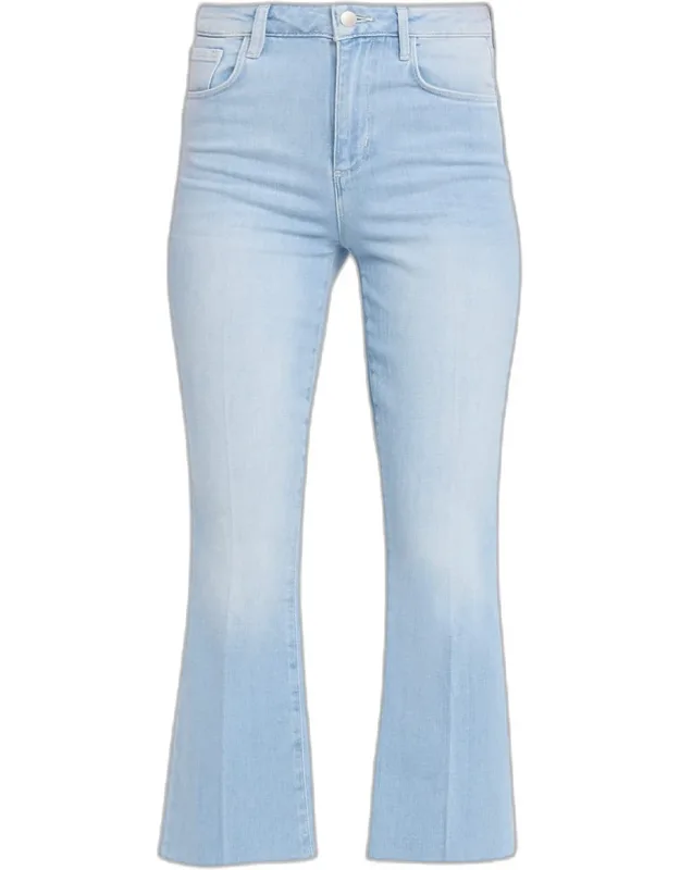 Kendra High-rise Crop Flare Jeans