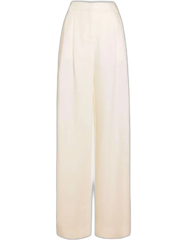 Pleated Linen Pants