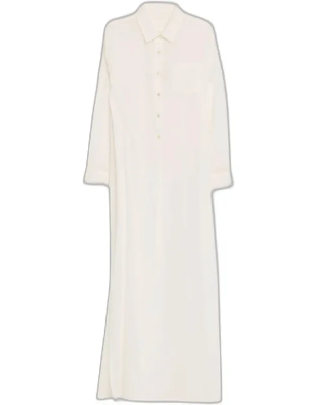 Cotton Maxi Shirtdress