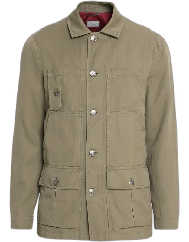 Military Chore Canvas Jacket