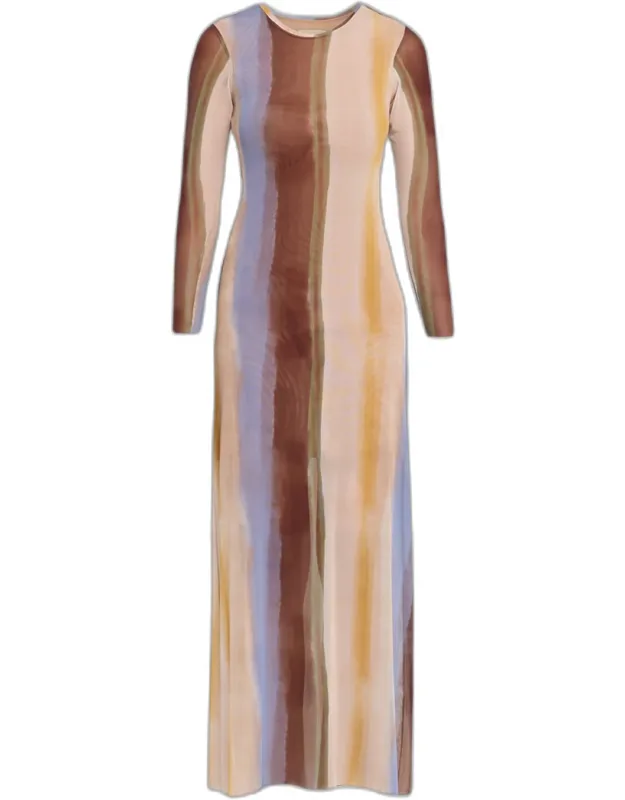 Mesh Maxi Dress