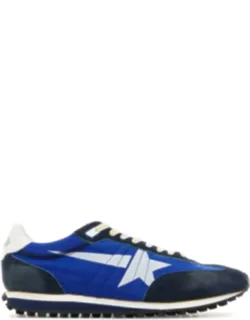Fabric And Suede Running Marathon Sneakers
