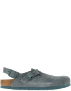 Powder Blue Suede Tokyo Slippers