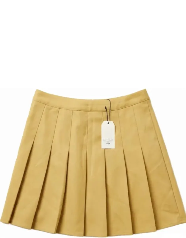 Pleated Mini Skirt
