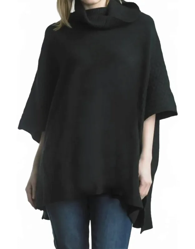 Ribbed Edge Poncho