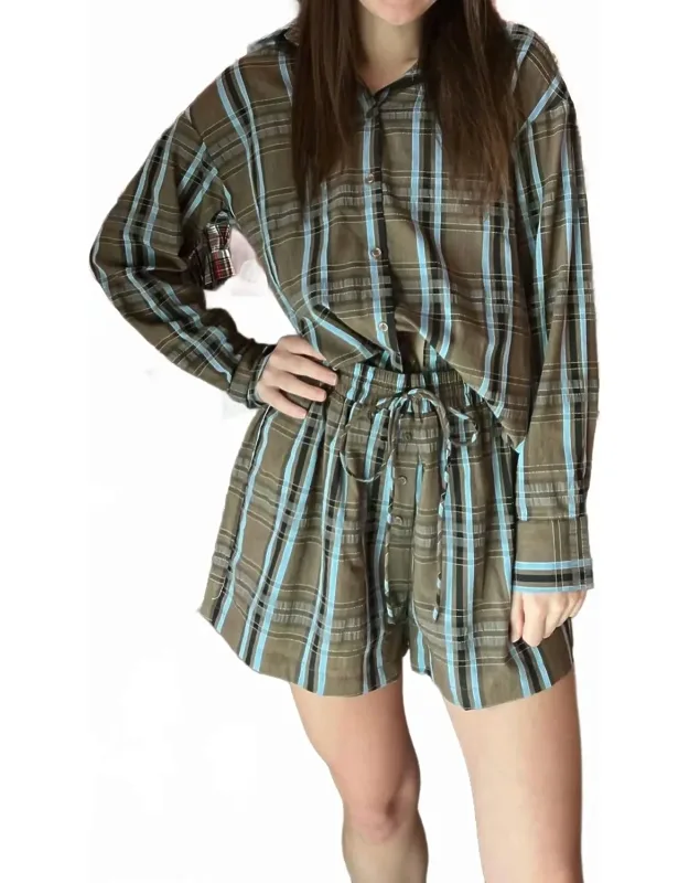 Plaid Boxer Shorts