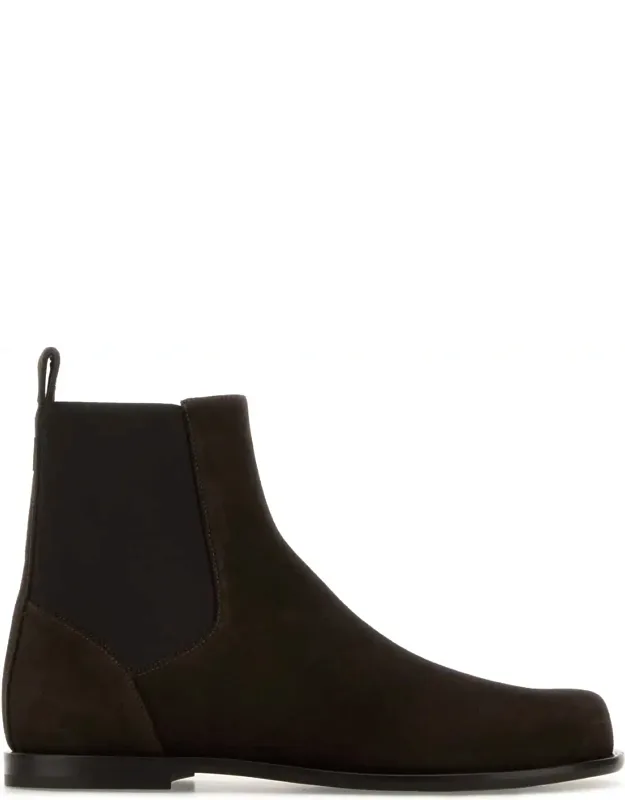 Suede Chelsea Ankle Boots