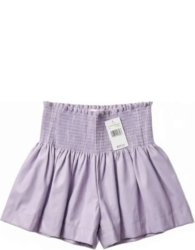 Leather Swing Shorts