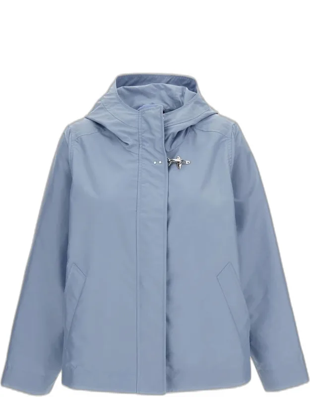 Short Parkas In Technical Poplin