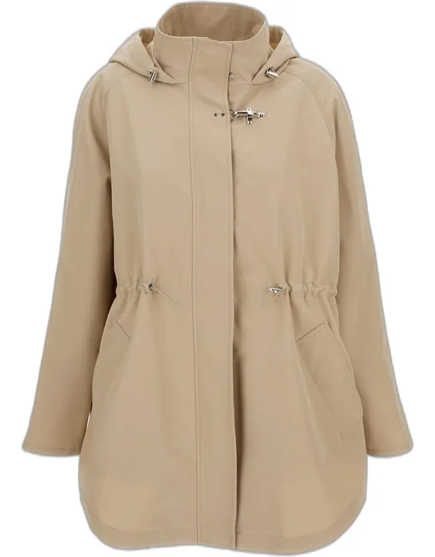 Long Parka In Technical Cotton