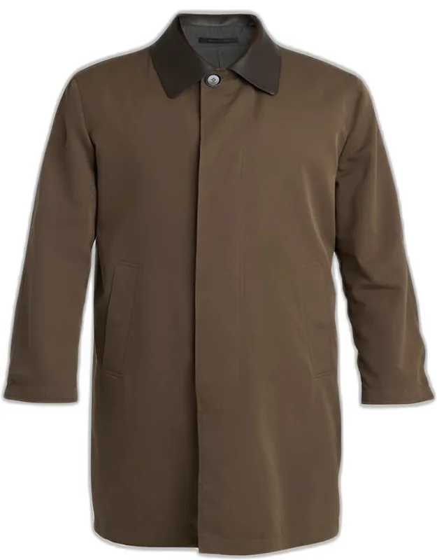 Reversible Cotton And Silk Car Coat