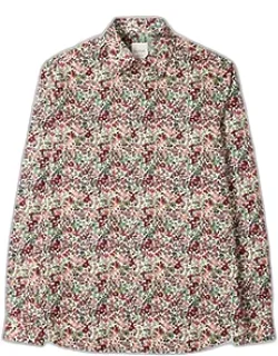 Slim-fit Ditsy Floral Print Shirt