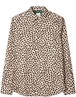 Slim-fit 'lips' Print Shirt