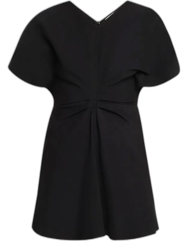 Linen-blend Mini Dress