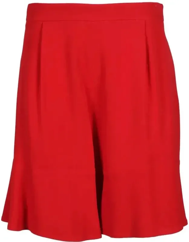 Acetate/viscose Bermuda Shorts