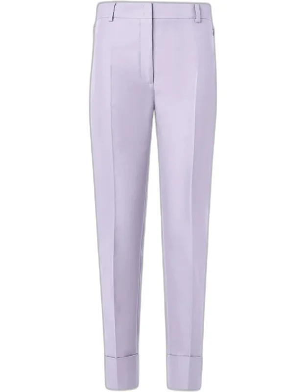 Cotton Silk Cropped Pants