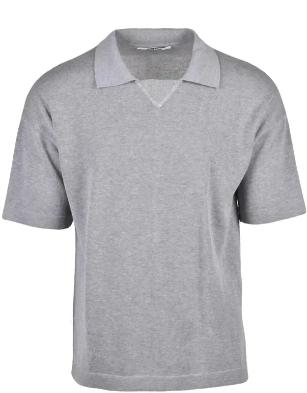 Cotton Knit Polo Shirt
