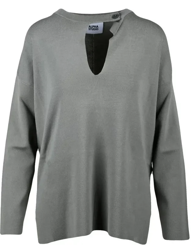 Asymmetric Knit Top