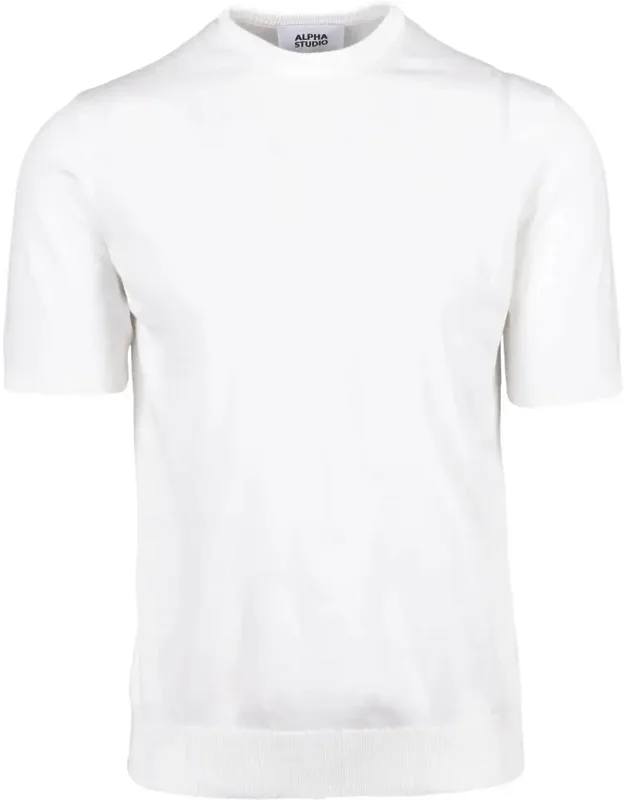 Cotton Crewneck Pullover Top