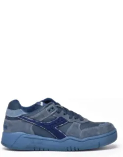 Leather Terry Basket Sneakers