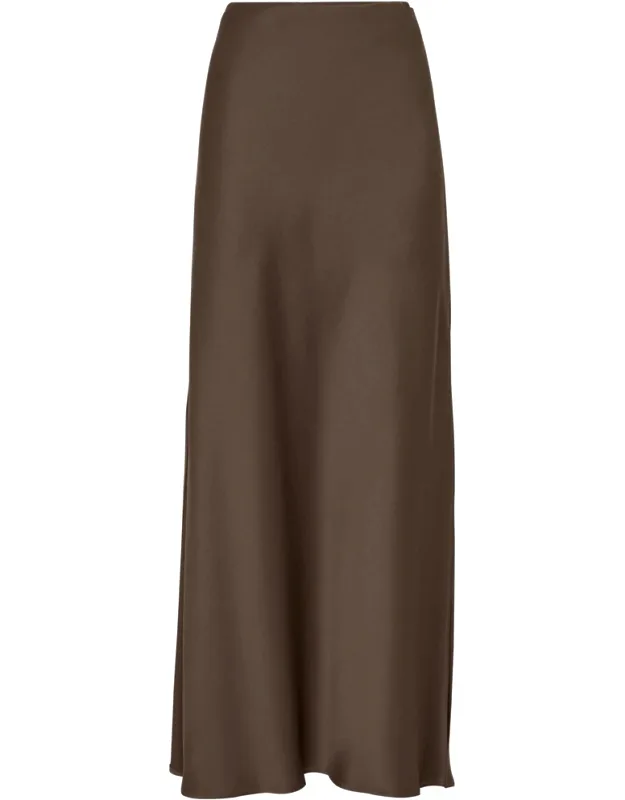 Maxi Bias-cut Skirt