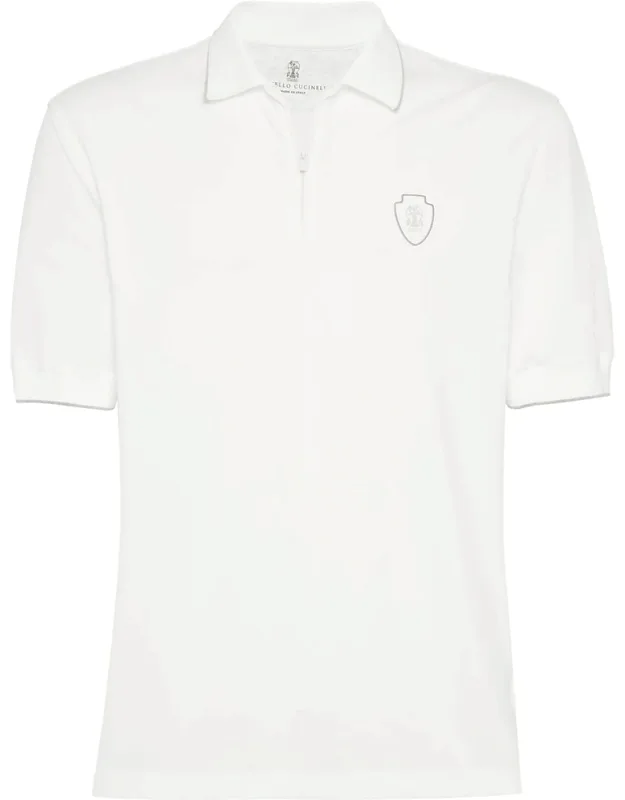 Cotton Logo Tennis Polo Shirt