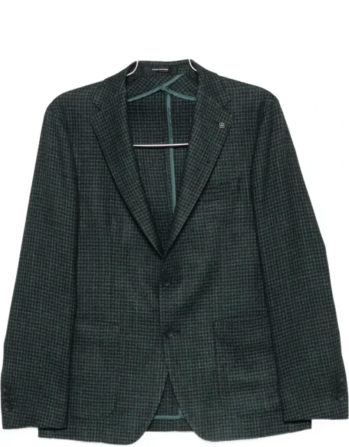 Houndstooth-pattern Blazer