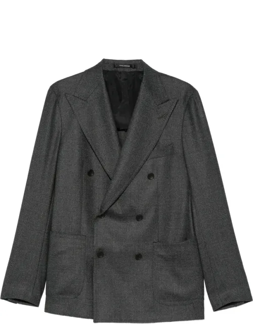 Double-breasted Peak-lapel Blazer