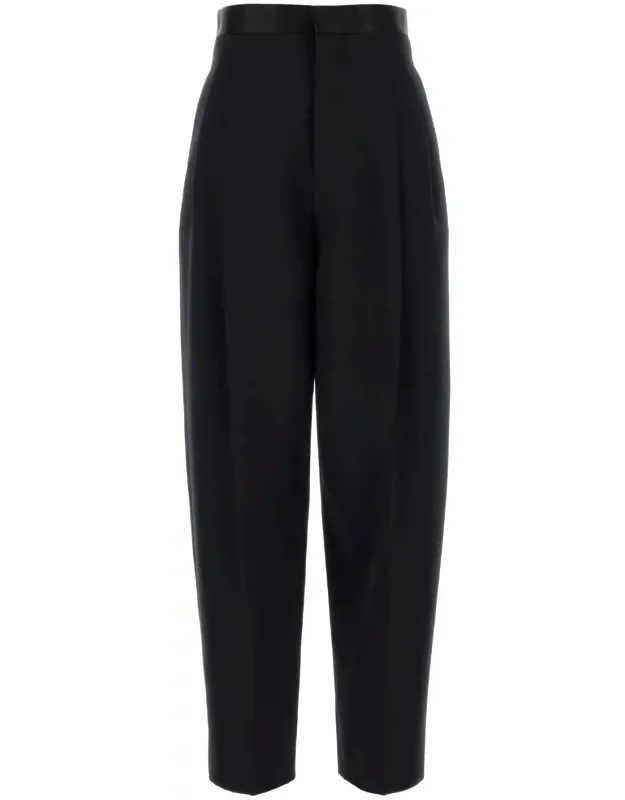 Wool Wide-leg Pants