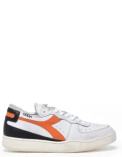 Leather Basket Row Sneakers