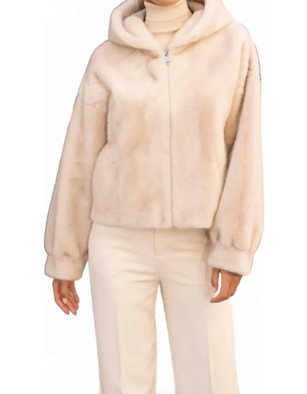 Hooded Faux Fur Coat