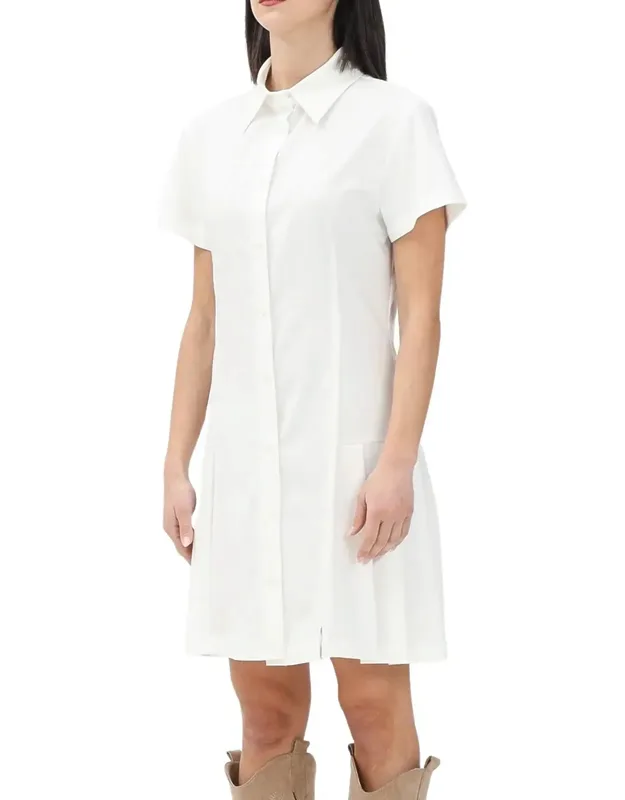 Polyester Viscose Elastane Chemise Dress