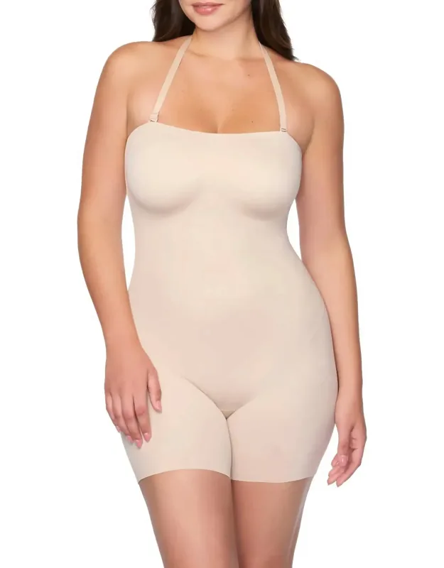 Dress Rehearsal Strapless Mid-thigh Shaping Bodysuit