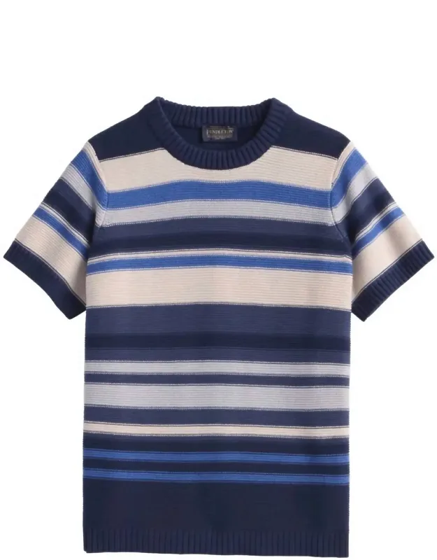 Textured Striped Sweater