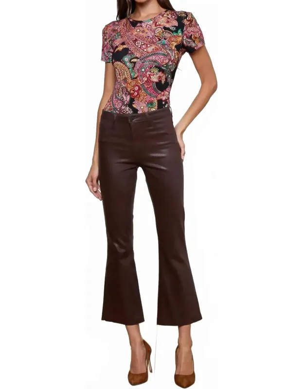 Cropped Flare Pants
